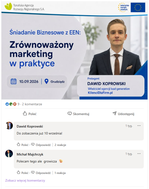 Dawid Koprowski na scenie podczas wystąpienia 3